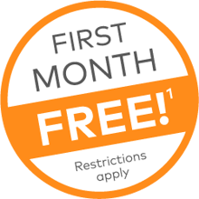 First Month FREE! Restrictions apply. First Month FREE! Restrictions apply.